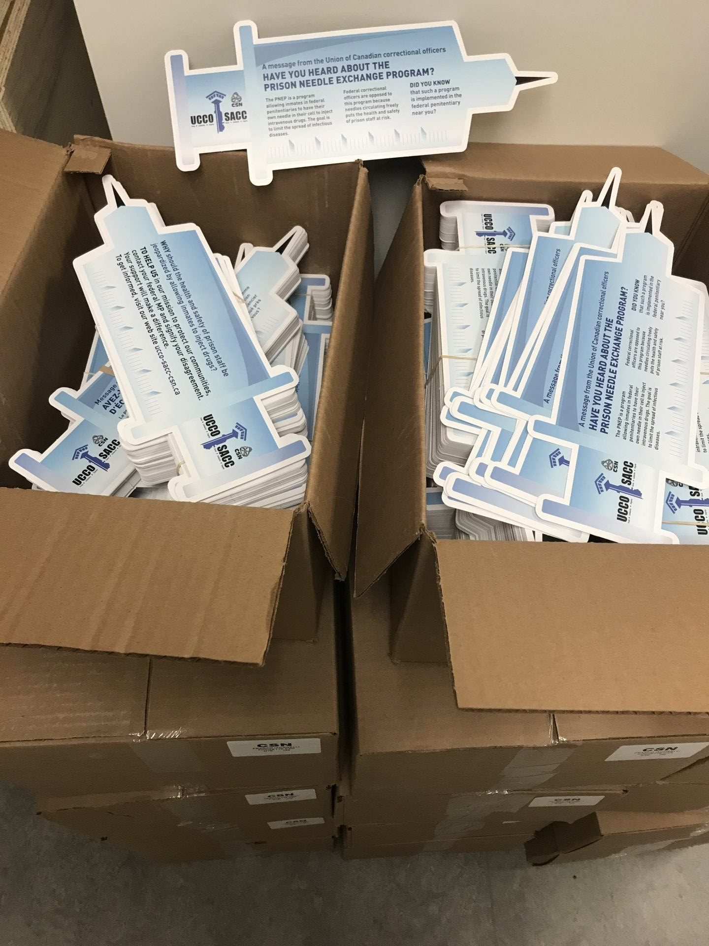 Prison Needle Exchange Program Postal Operation UCCO SACC CSN